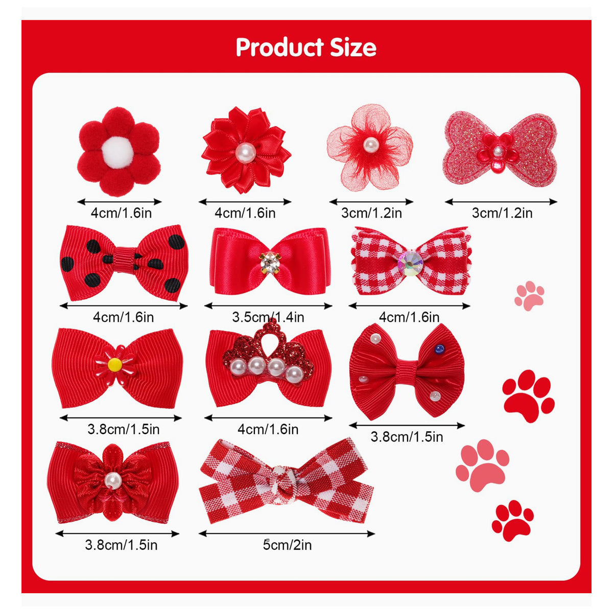 Tiny Royal Pup Hair Bows | Bundle Deals Available