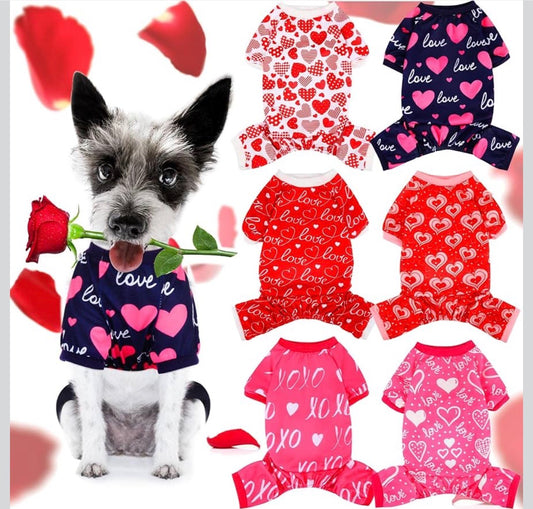 Valentine’s Pupper Pajamas