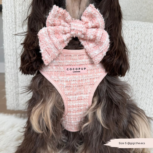 Pink Tweed Harness - Bridgerton