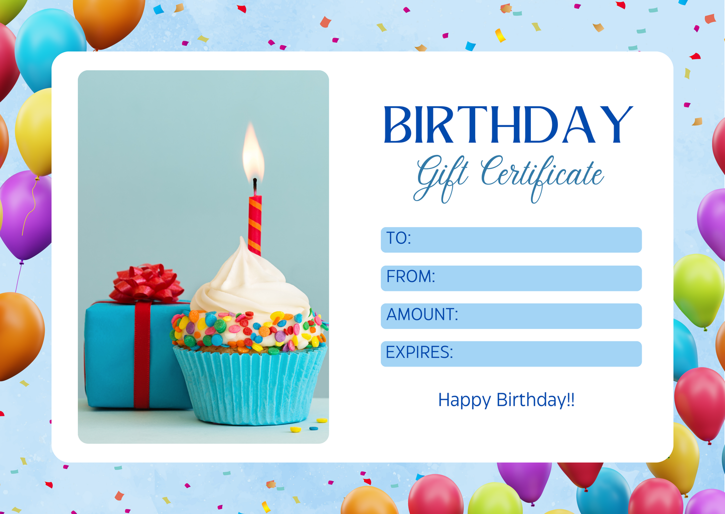 Birthday Gift Card (Digital)