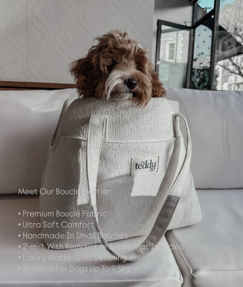 Bouclé Handbag Pet Carrier