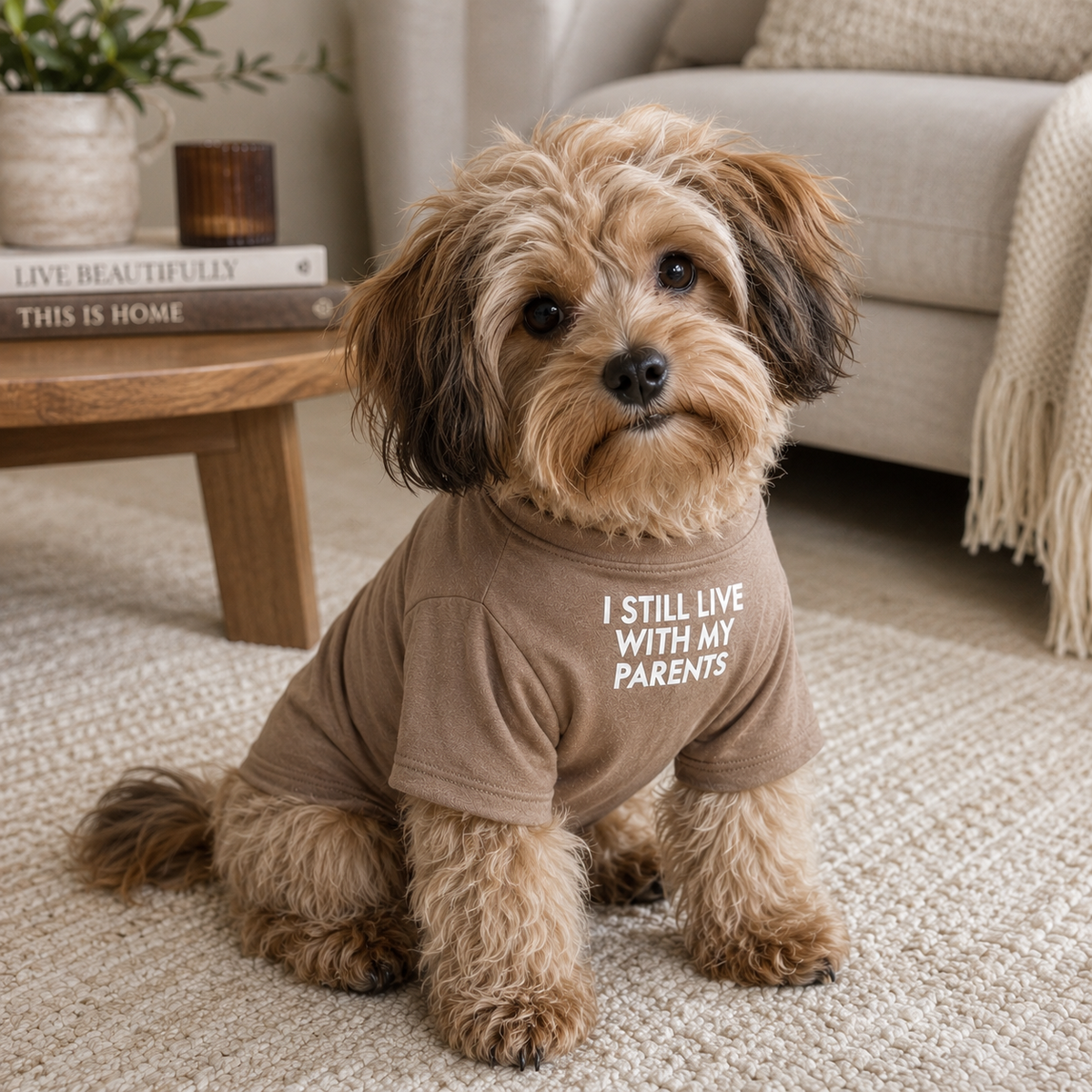 I Still Live With My Parent Dog Shirts (Small Breeds)