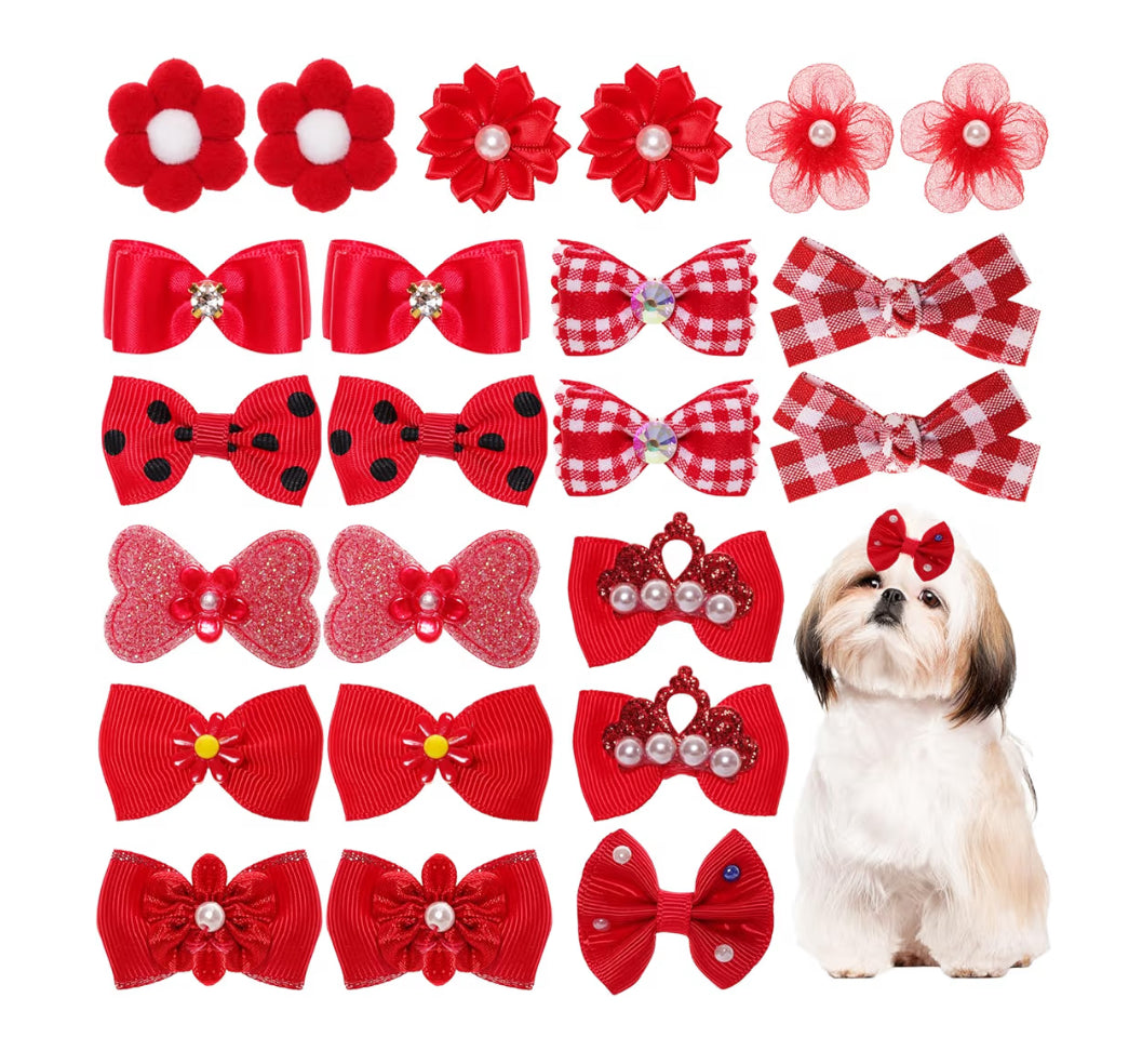 Tiny Royal Pup Hair Bows | Bundle Deals Available