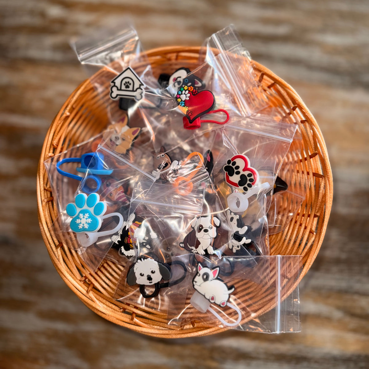 Fur-baby Stanley Cup Straw Covers (In-Store Only)
