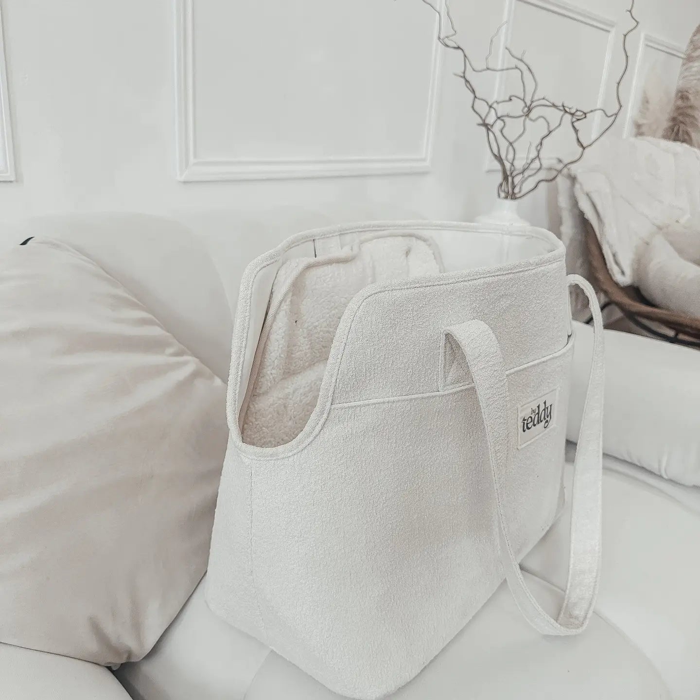 Bouclé Handbag Pet Carrier