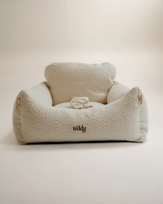 Bouclé Luxury Dog Car Seat (Pre-Launch | Payment Plan Available)
