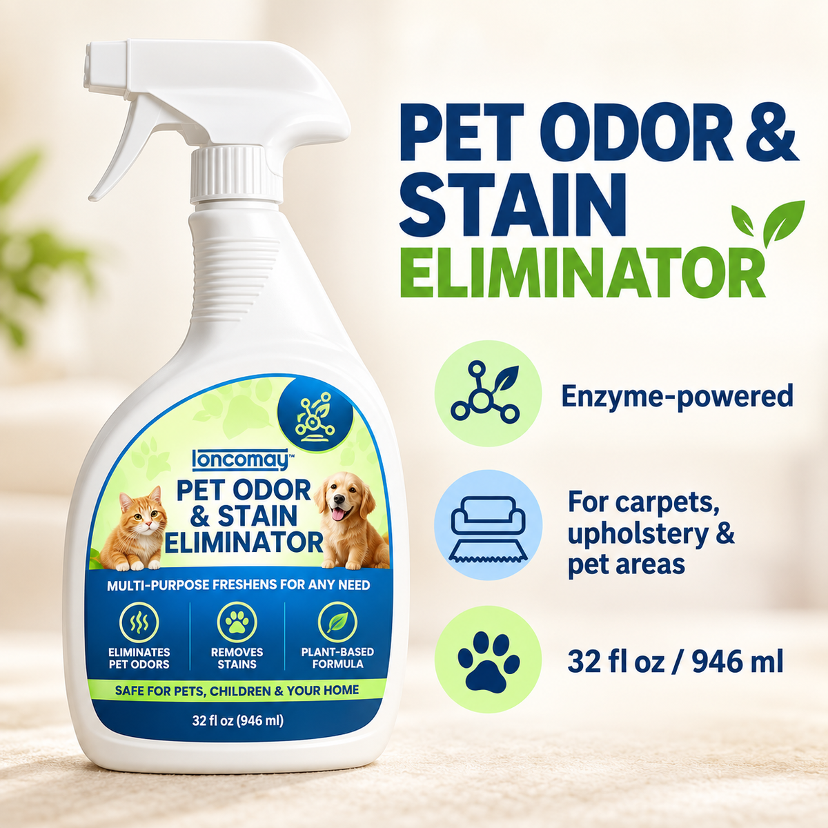Pet Odour & Stain Eliminator Spray