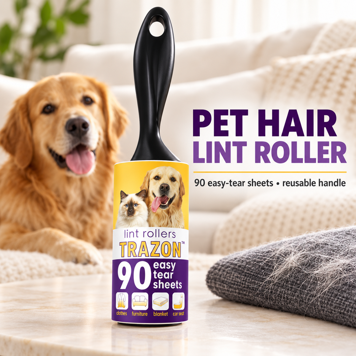 Fur-Free Lint Roller
