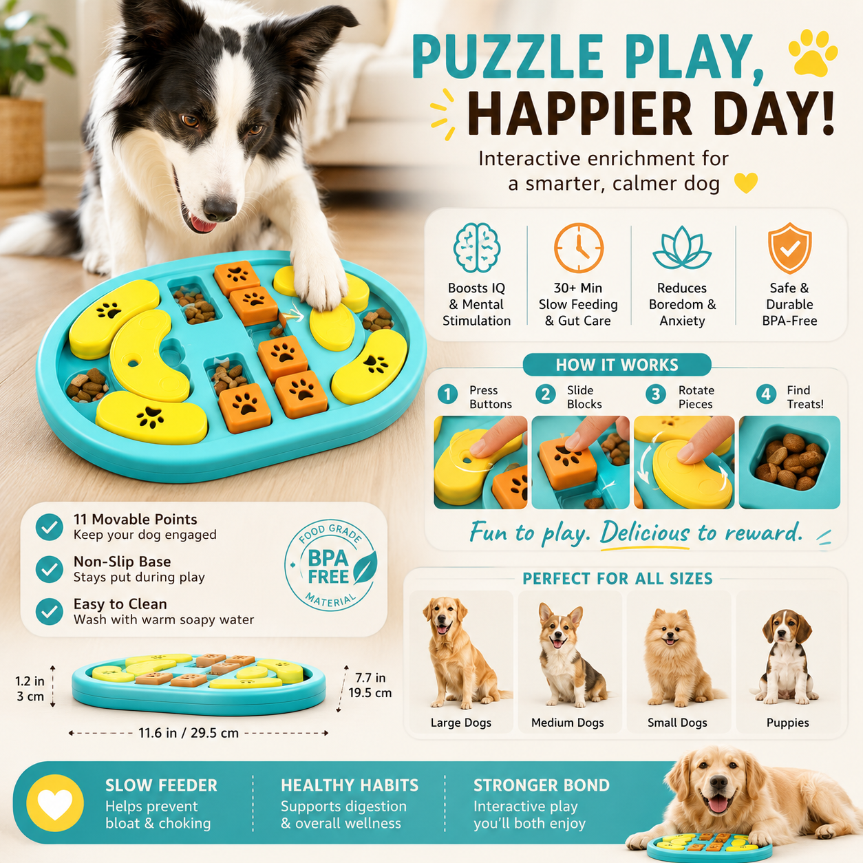 Sniff & Seek Enrichment Puzzle Feeder