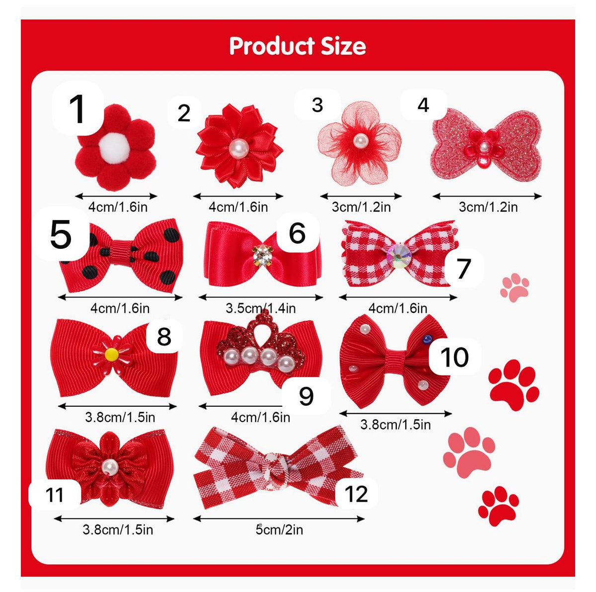 Tiny Royal Pup Hair Bows | Bundle Deals Available