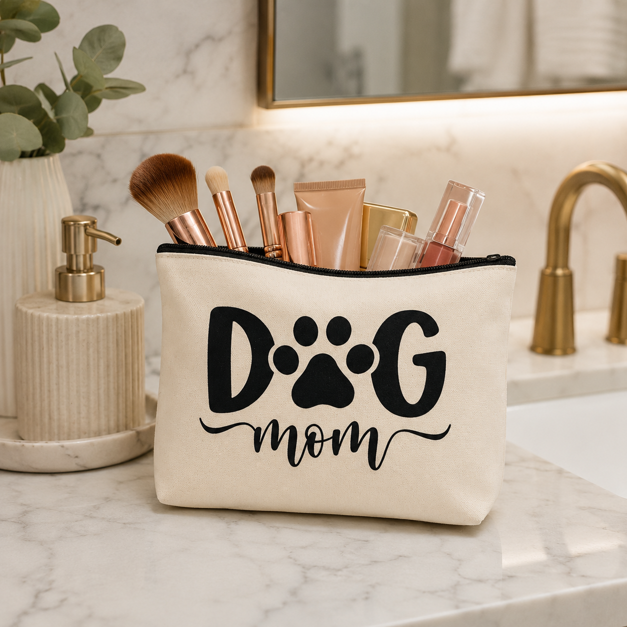 Dog Mom Zip Pouch