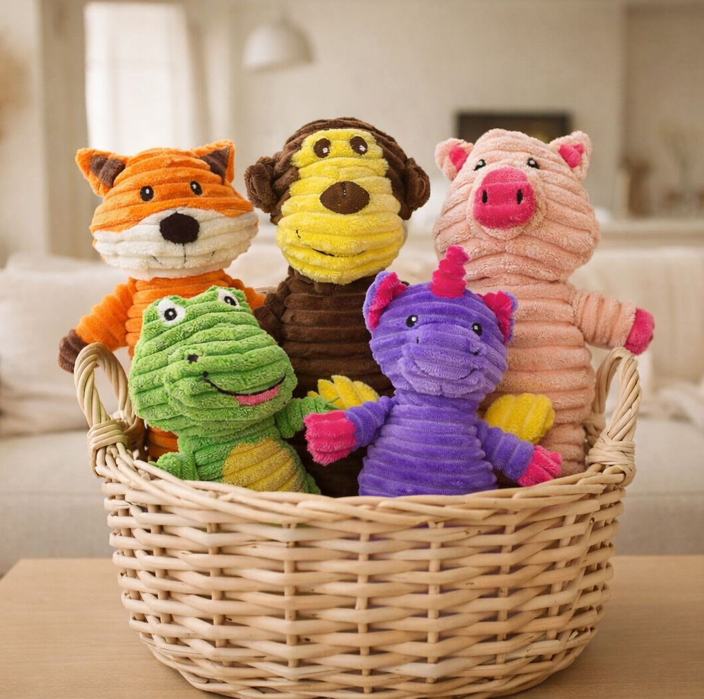 The Misfits: Squeaky Plush Toys