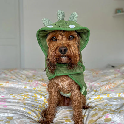 Dinopup Dog Bathrobe