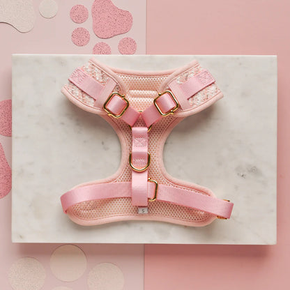 Pink Tweed Harness - Bridgerton