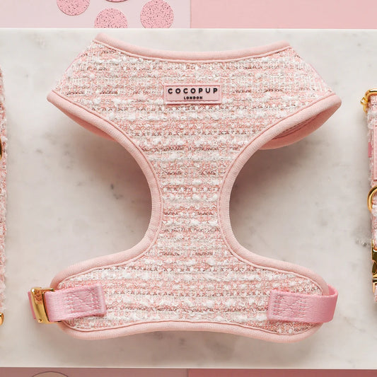 Pink Tweed Harness - Bridgerton