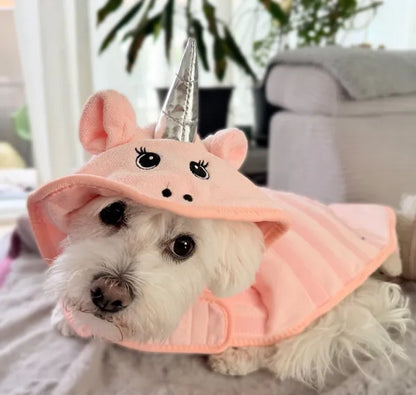 Pupicorn Dog Bathrobe