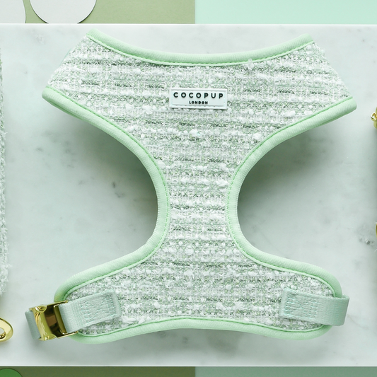 Matcha Tweed Harness - Bridgerton