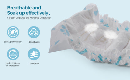 Dog Belly Wrap Diapers (Disposable) - Male