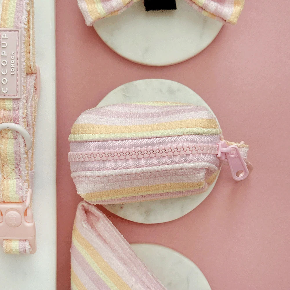 Pastel Stripes Cabana Poop Bag Holder