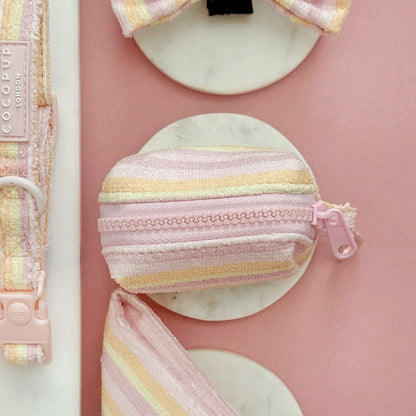Pastel Stripes Cabana Poop Bag Holder