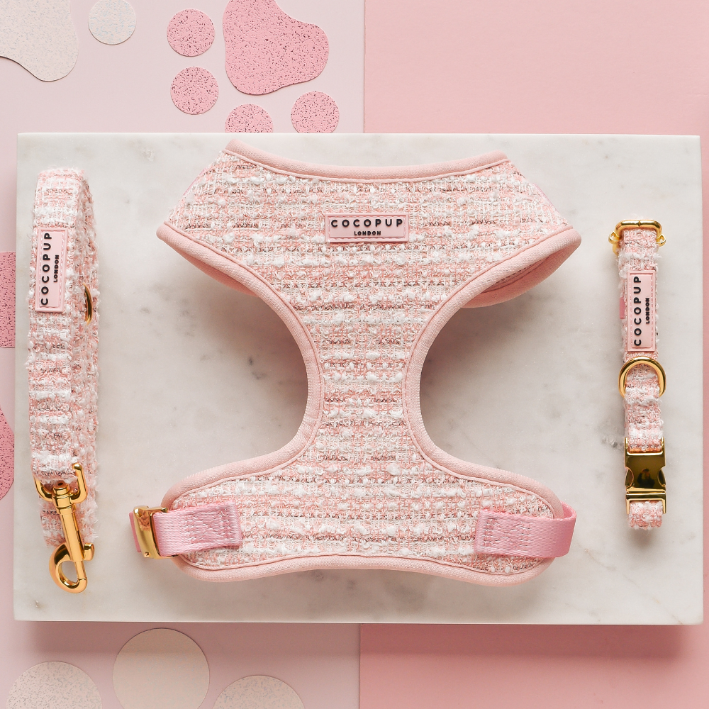 Pink Tweed Collar - Bridgerton