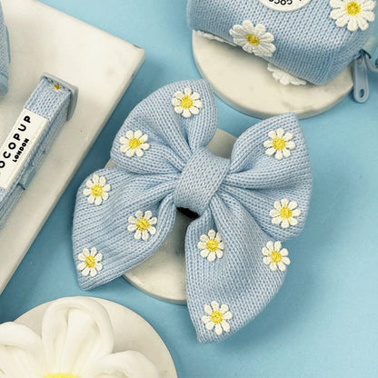 Blue Daisy Dream Sailor Bow