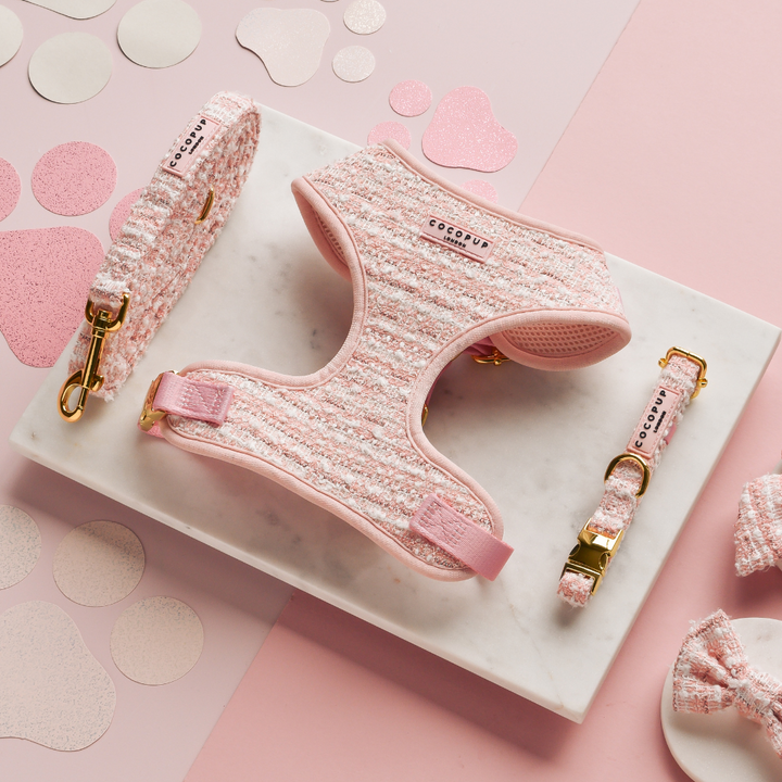 Pink Tweed Harness - Bridgerton