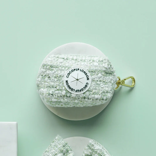 Matcha Tweed Poop Bag Holder - Bridgerton
