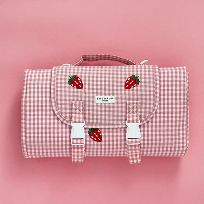 Travel Mat - Strawberry Picnic