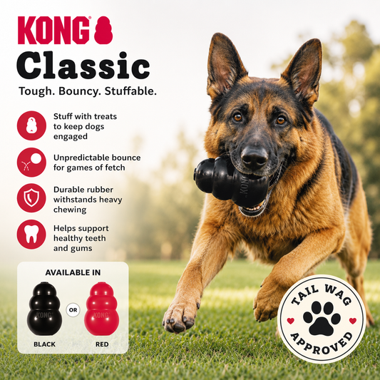 KONG Classic Stuffable Dog Toy (Large)