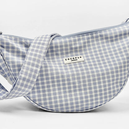 Crossbody Crescent Dog Walking Bag - English Blue