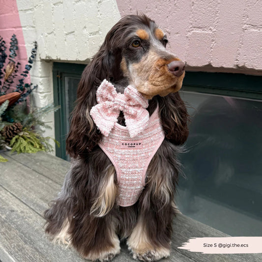 Pink Tweed Harness - Bridgerton
