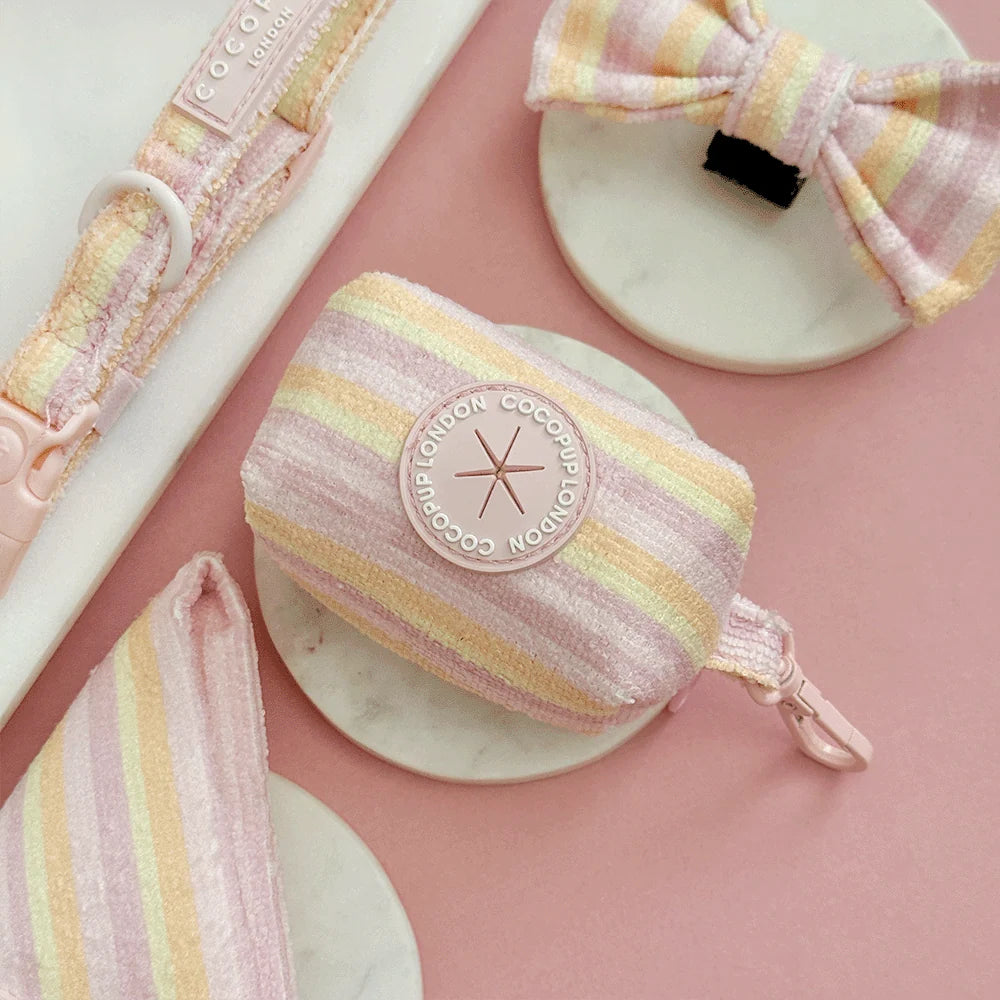Pastel Stripes Cabana Poop Bag Holder