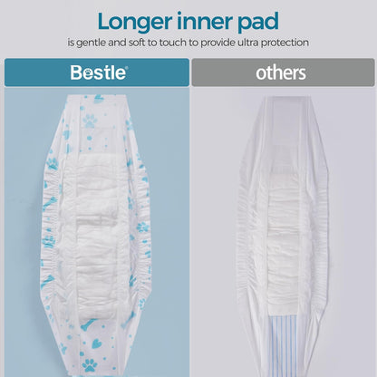 Dog Belly Wrap Diapers (Disposable) - Male