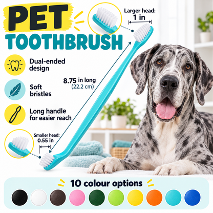 Double-Ended Pet Toothbrush