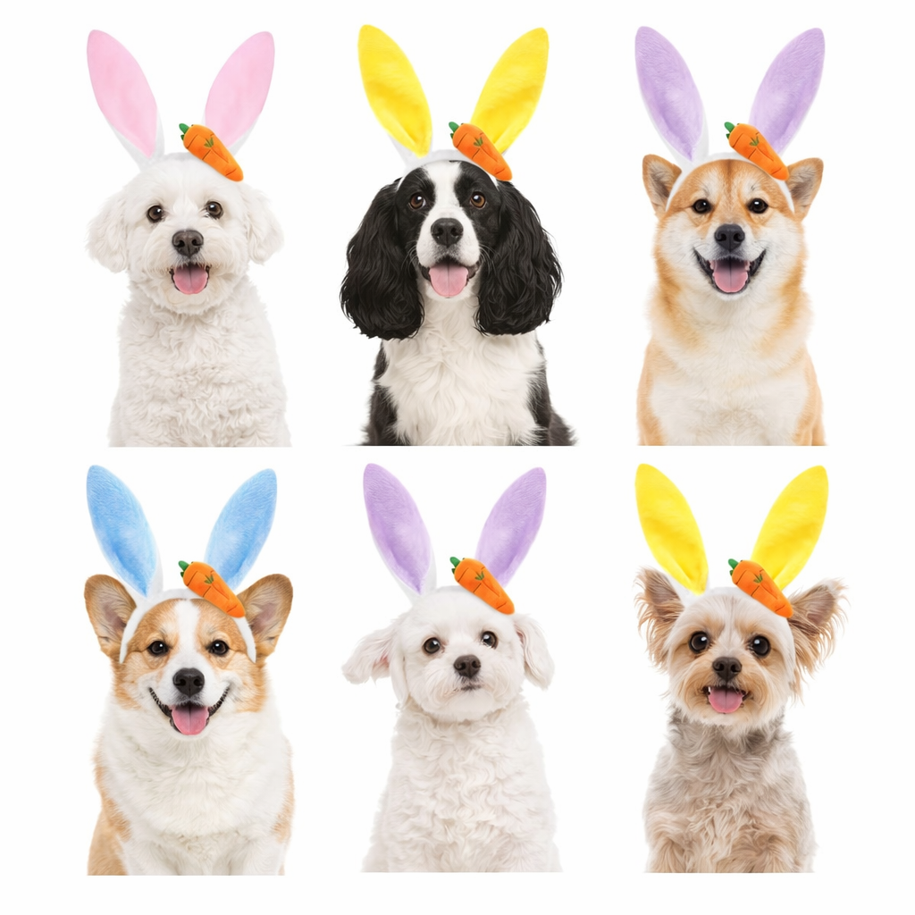 Easter Bunny Ears Headband For Dogs