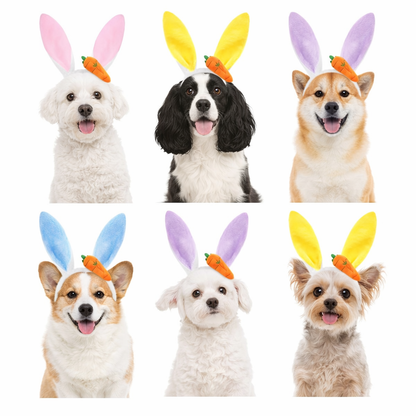 Easter Bunny Ears Headband For Dogs