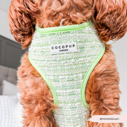Matcha Tweed Harness - Bridgerton