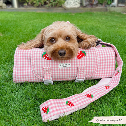 Travel Mat - Strawberry Picnic