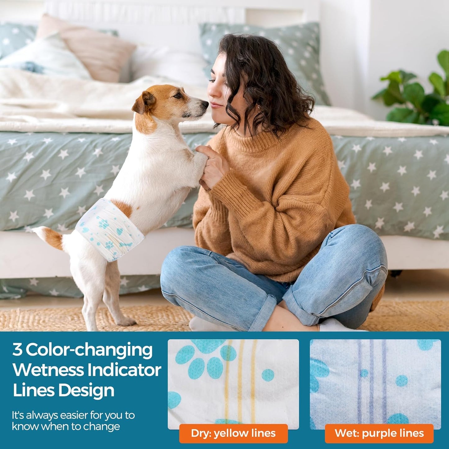 Dog Belly Wrap Diapers (Disposable) - Male
