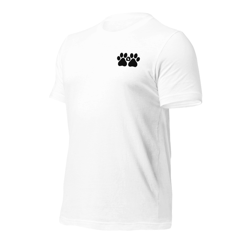 Unisex Dog Parent T-Shirt: Salty Air. Sandy Paws.