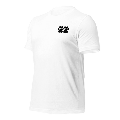 Unisex Dog Parent T-Shirt: Salty Air. Sandy Paws.