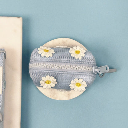 Blue Daisy Dream Poop Bag Holder