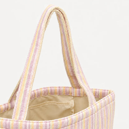 Pastel Stripes Cabana Tote Bag