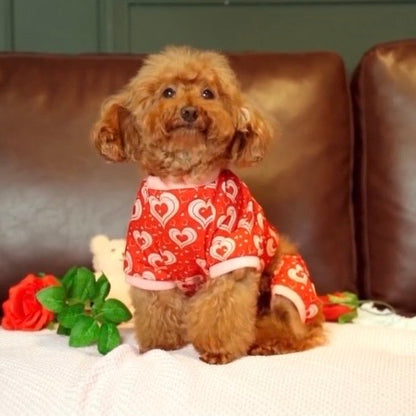 Valentine’s Pupper Pajamas
