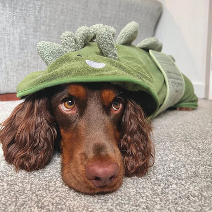 Dinopup Dog Bathrobe