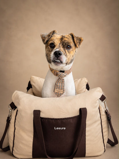 Lesüre Dog Car Seat (Beige or Pink)