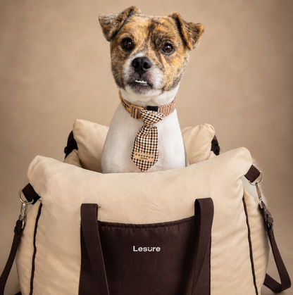 Lesüre Dog Car Seat (Beige or Pink)