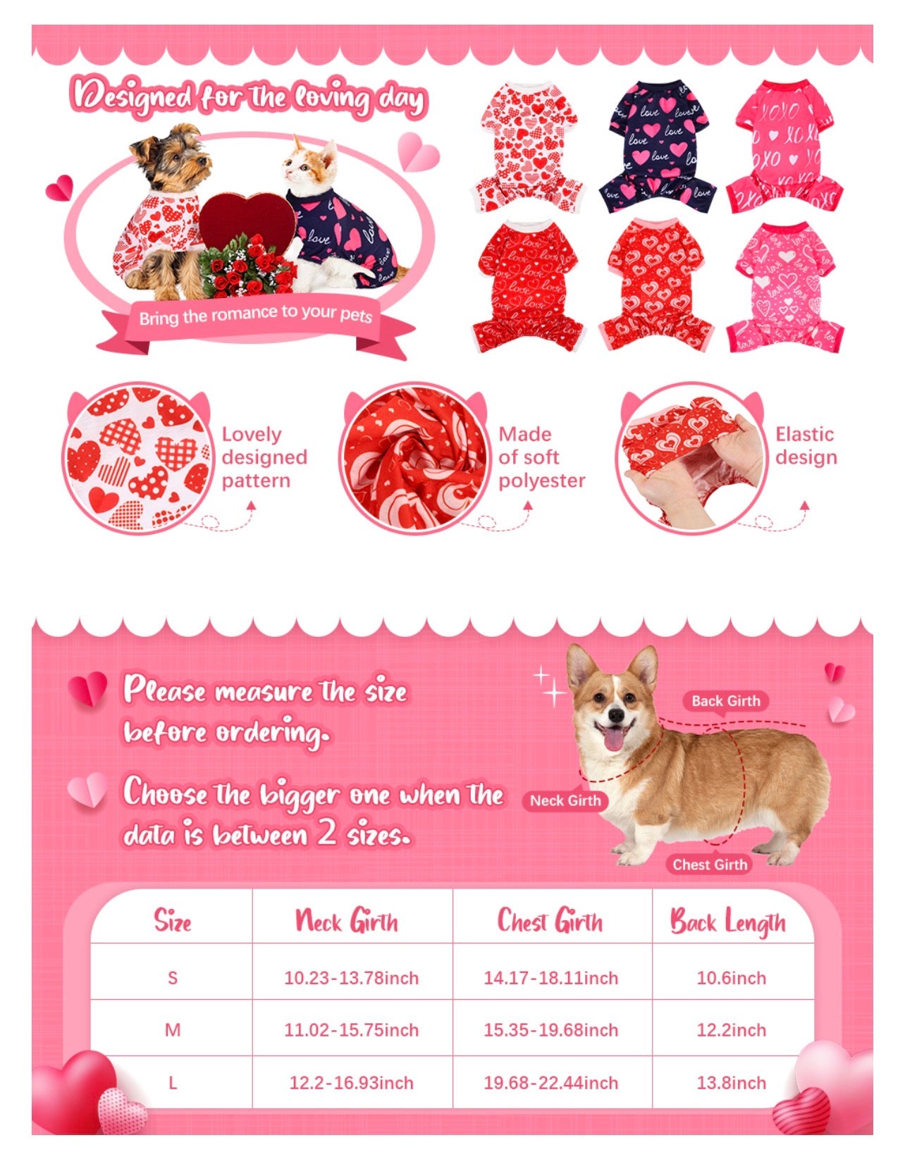 Valentine’s Pupper Pajamas