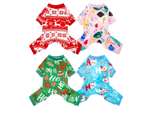 Christmas Dog Pajamas (Pre-Order)